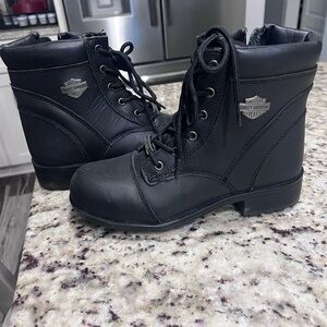 Harley-Davidson Women's Black Moto Boots